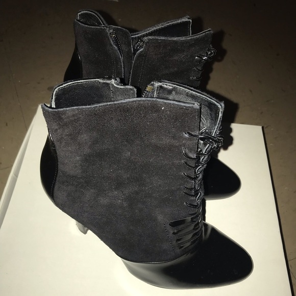 3.1 PhillipLim Harleth Suede Leather LaceUp Bootie - Picture 13 of 14